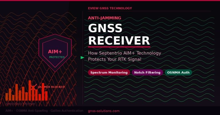 Anti-Jamming GNSS Receiver: How AIM+ Technology Protects Your RTK Signal