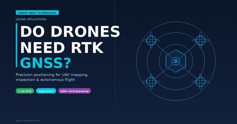 Do Drones Need RTK GNSS? When Standard GPS Isn’t Enough for Professional UAV Operations