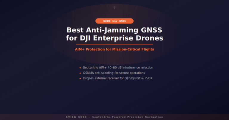 Best Anti-Jamming GNSS Solutions Compatible with DJI Enterprise Drones
