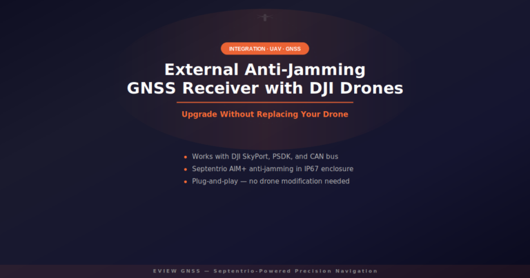 Can You Use an External Anti-Jamming GNSS Receiver with DJI Drones?