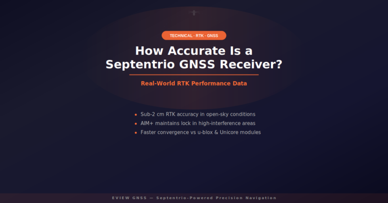 How Accurate Is a Septentrio GNSS Receiver? Real-World RTK Performance Data