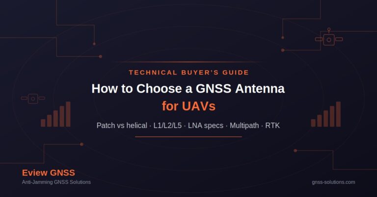 How to Choose a GNSS Antenna for UAVs: A Technical Buyer’s Guide