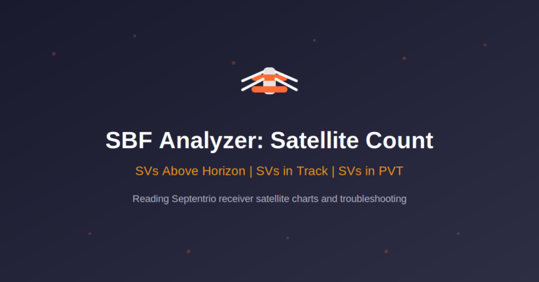 SBF Analyzer Satellite Count Explained: SVs Above Horizon, in Track & in PVT