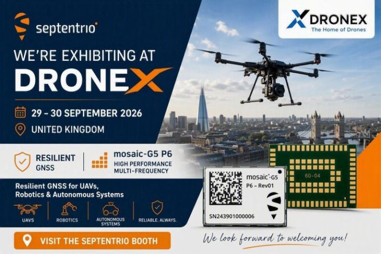 DroneX 2026: Resilient GNSS for Inspection Drones, AMRs and eVTOL