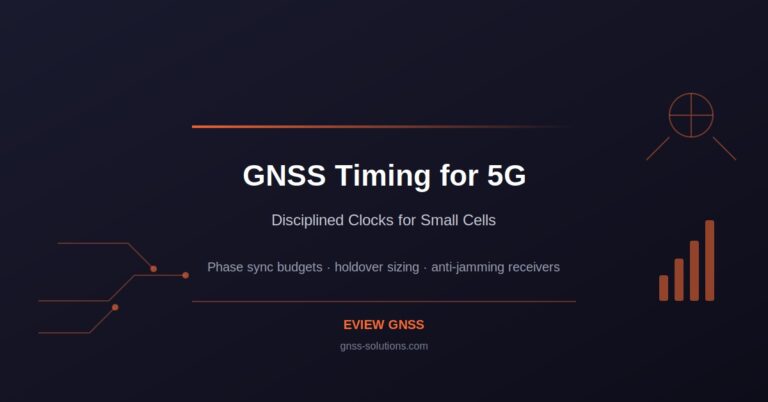 GNSS Timing for 5G: Disciplined Clocks for Small Cells