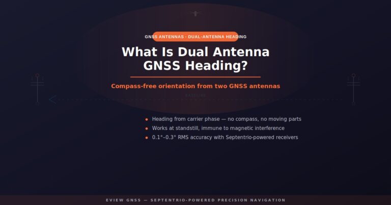 What Is Dual Antenna GNSS Heading? A Technical Guide for Engineers