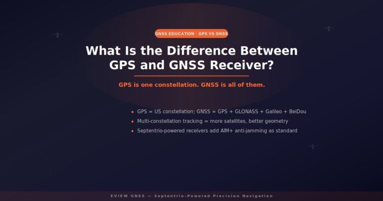What Is the Difference Between GPS and GNSS Receiver? A Complete Technical Guide