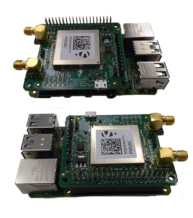 Figure 2 — mosaicHAT: mosaic-X5 + Raspberry Pi open-source GNSS HAT (image courtesy of Septentrio — mosaicHAT official GitHub repository).
