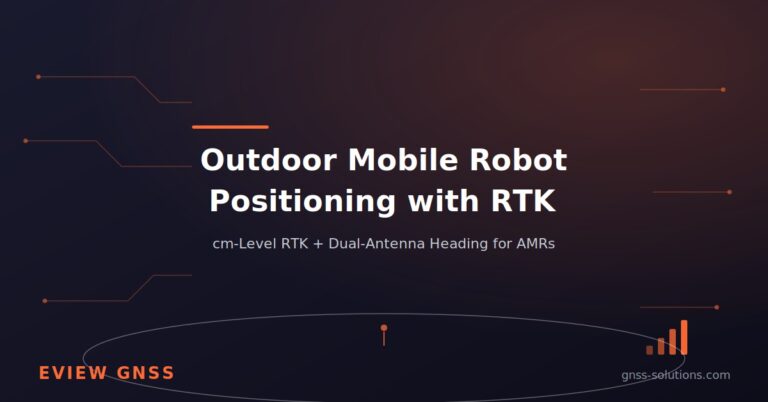 Outdoor Mobile Robot Positioning: GNSS Receivers for AMRs
